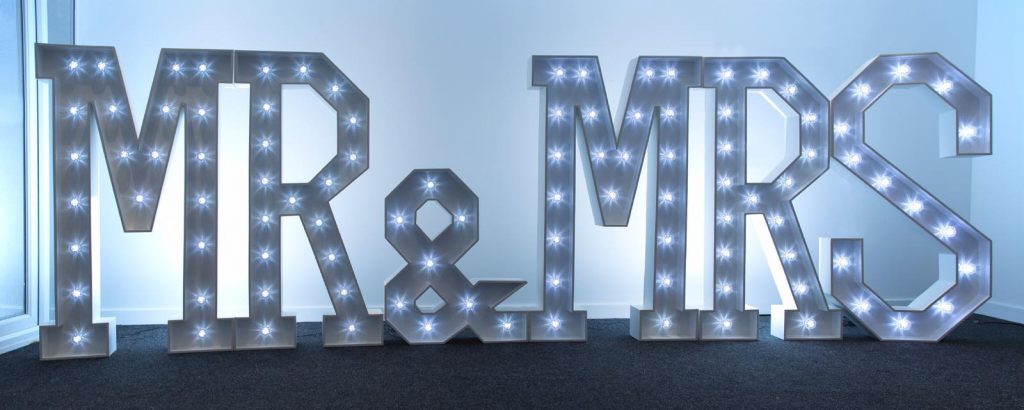 LED letters/numbers